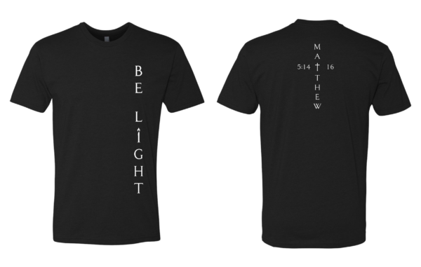 Be Light Men's Black T-Shirt