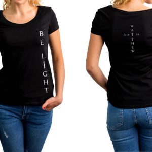 Be Light Women's Black T-Shirt
